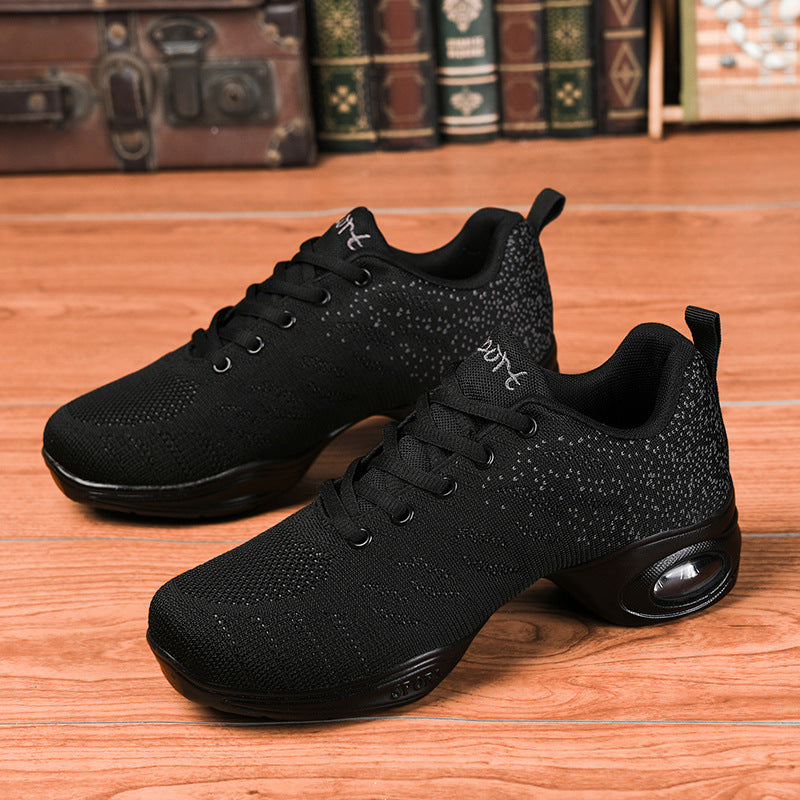 Mesh Tanzschuhe mit weicher Sohle