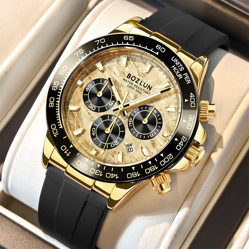Herren-Quarzuhr mit Multifunktion | LuxeStyle