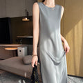 Elegantes ärmelloses Midikleid
