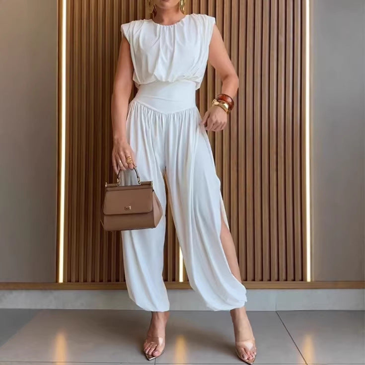 Eleganter Taillierter Jumpsuit