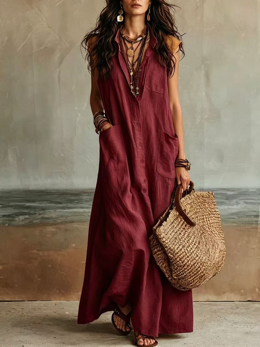 Off-Shoulder Hemdblusenkleid für Damen – Bild 9 | LuxeStyle