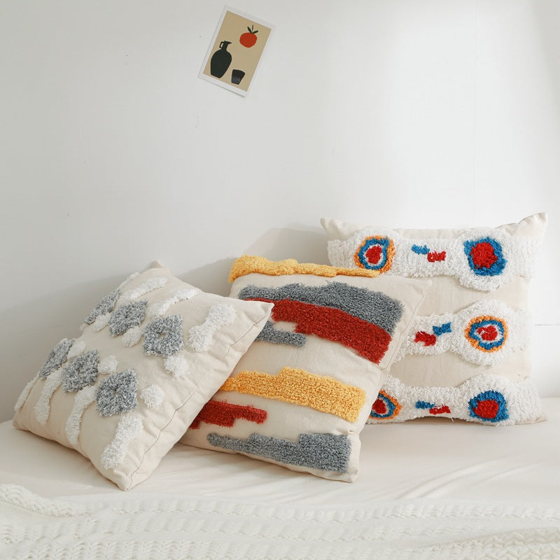 Bestickter Kissenbezug aus Baumwoll-Canvas – Bild 5 | LuxeStyle