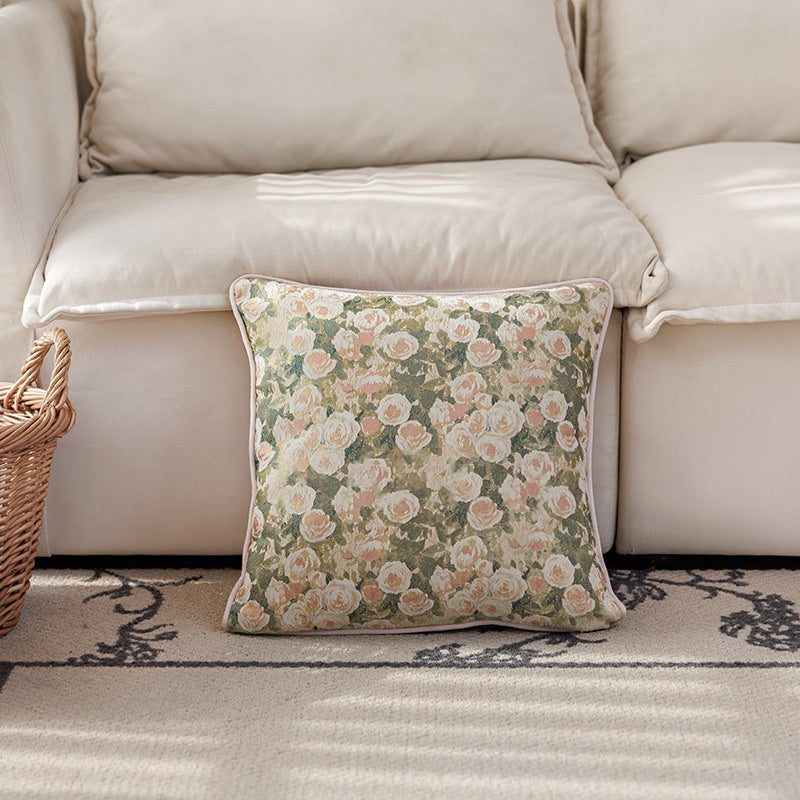 Nordisches Kissenbezug mit Blumenmuster, 45 × 45 cm – Bild 3 | LuxeStyle