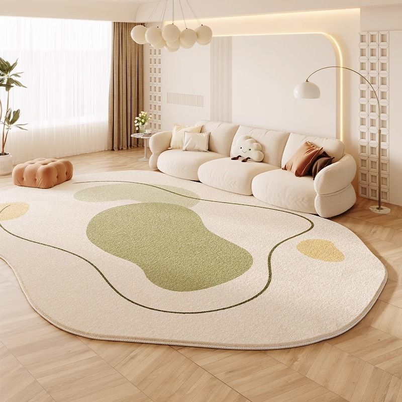Geometrisches Creme‑Rug aus Polyester – Bild 19 | LuxeStyle