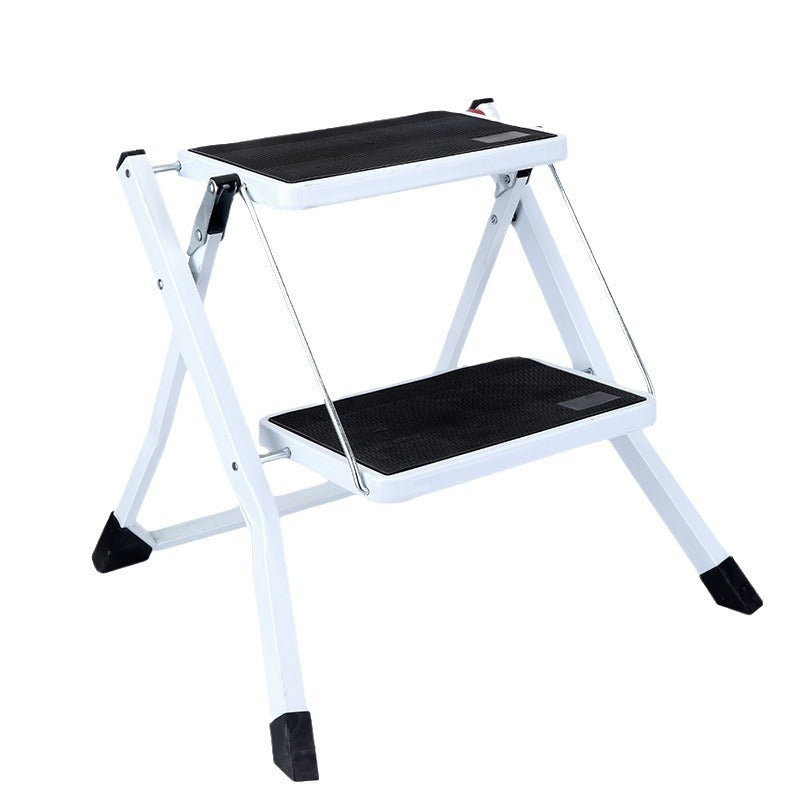 Klappbare 2‑Stufen Treppenleiter aus Eisen, 44 cm, 150 kg – Bild 6 | LuxeStyle