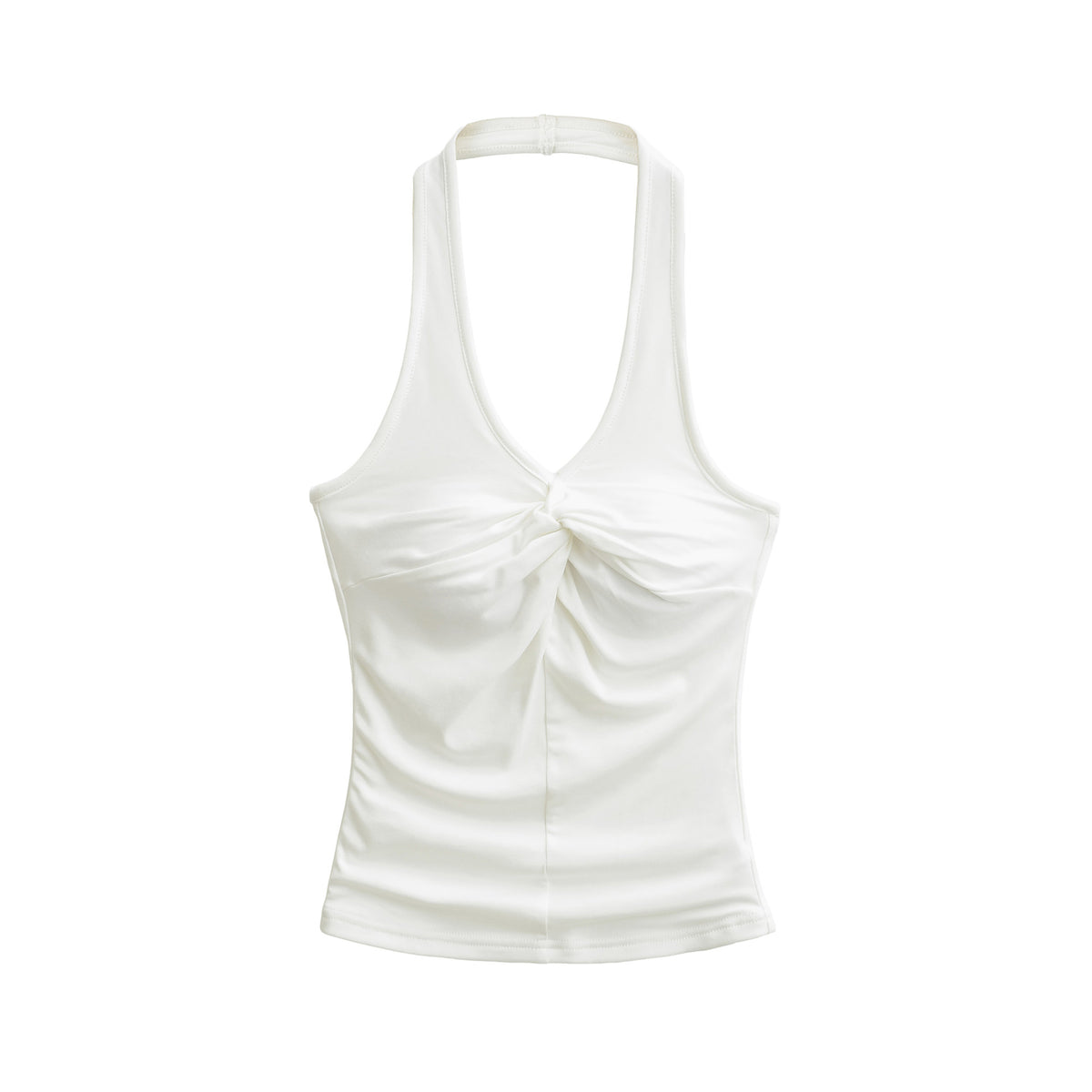 Halter-Neck V-Shirt für Damen – Bild 1 | LuxeStyle