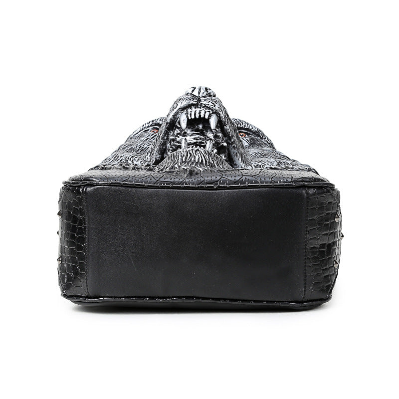 3D Wolfskopf Rucksack – Bild 4 | LuxeStyle