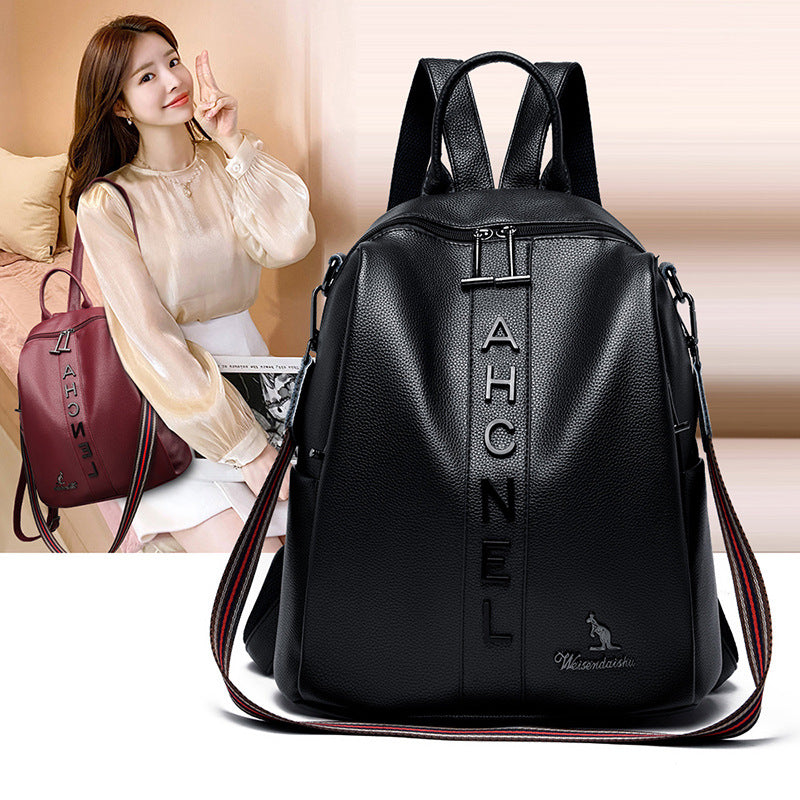 Modischer Rucksack mit Buchstaben-Print, 20-35 L – Bild 3 | LuxeStyle