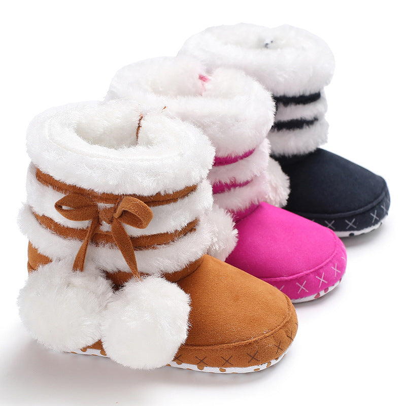 Pom Pom Winter-Booties für Kleinkinder – Bild 6 | LuxeStyle