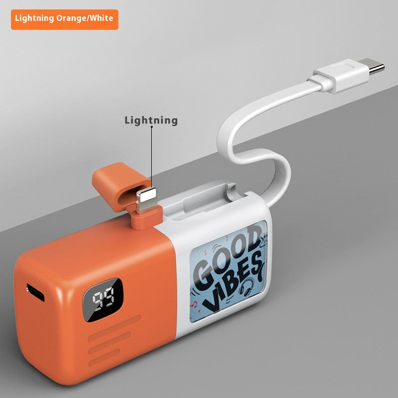 Mini Powerbank mit Digitalanzeige