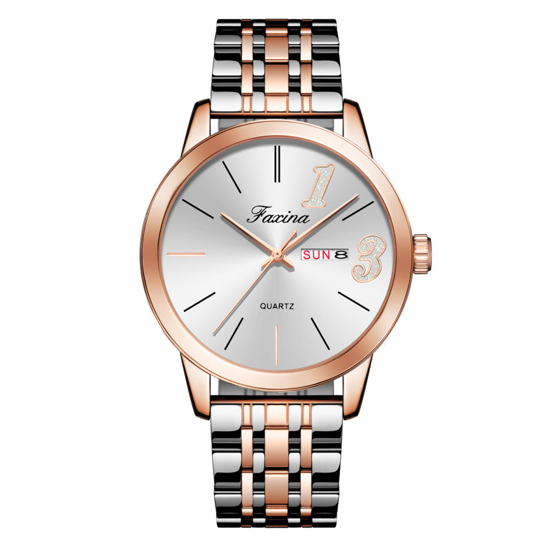 Wasserdichte Quarzuhr mit Stahlband – Bild 11 | LuxeStyle