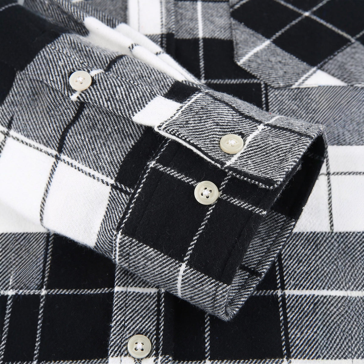 Hoodie mit Plaid-Muster – Bild 4 | LuxeStyle