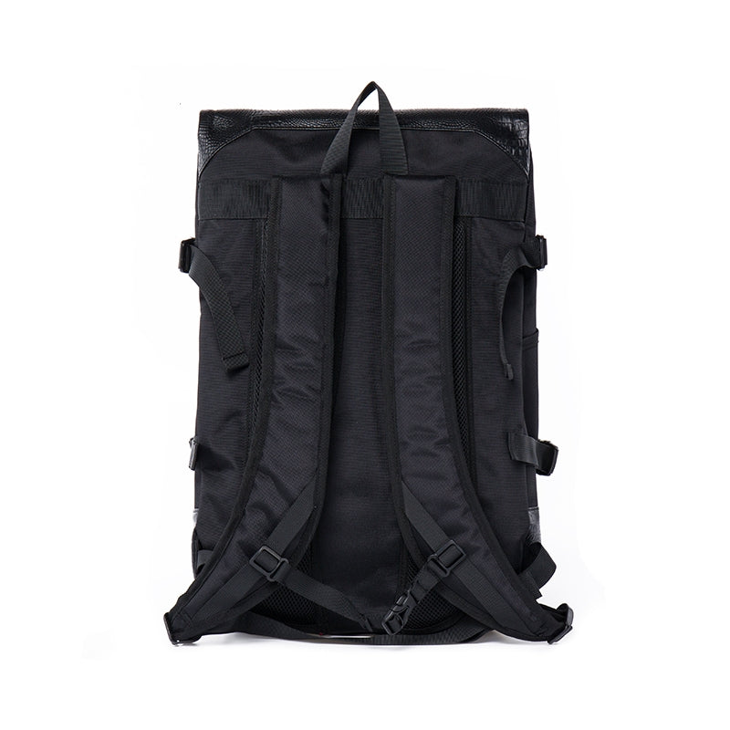 Schwarzer Leder-Backpack für Frauen | LuxeStyle
