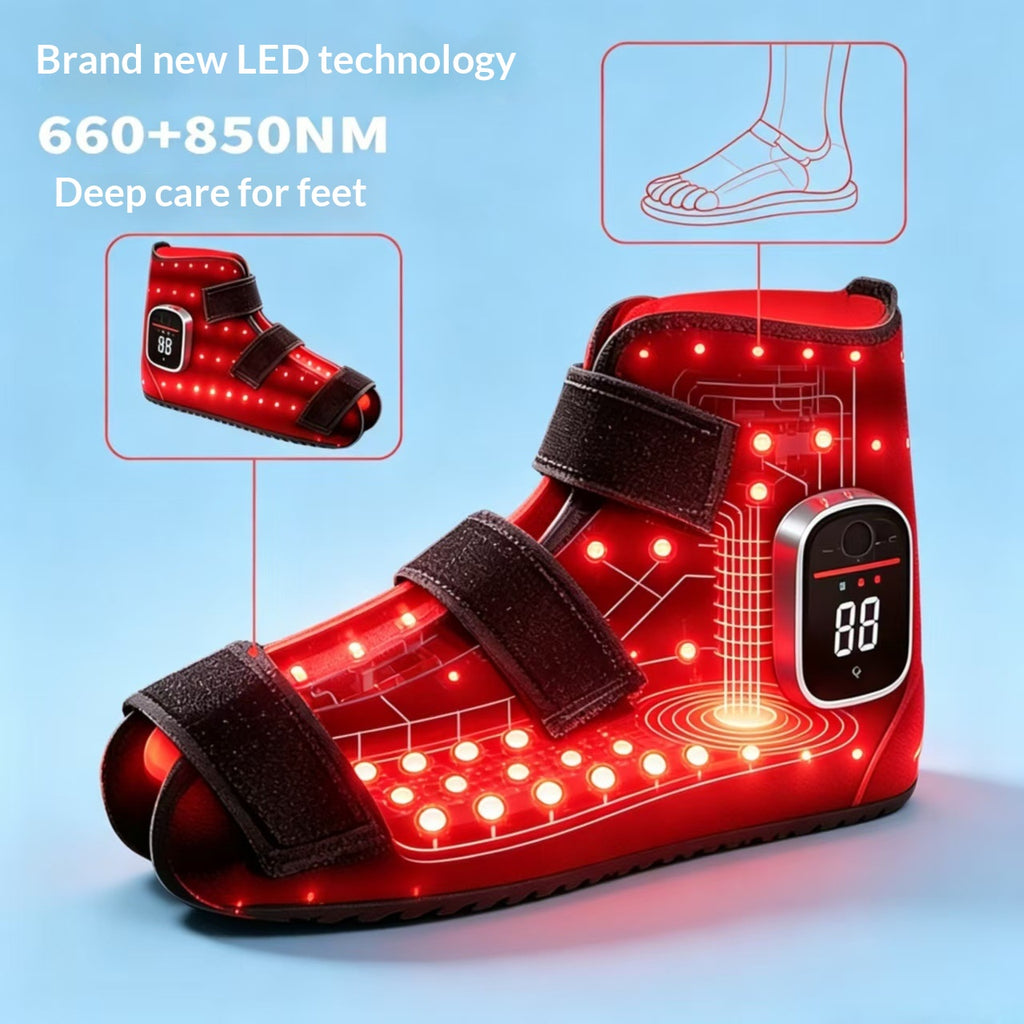 Rotlichttherapie-Schuhe mit Infrarot für Knöchel