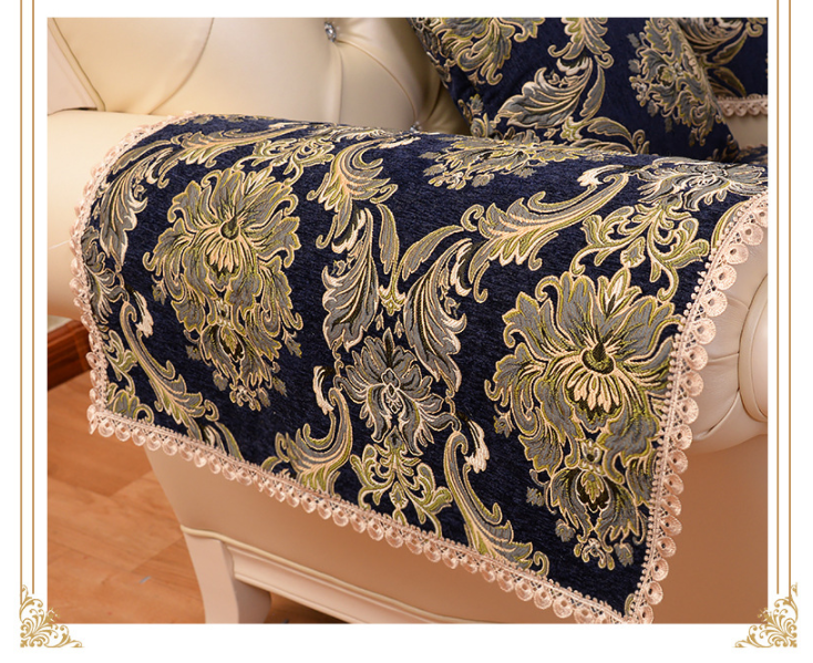 Sofa-Kissenbezug, rutschfest, Chenille – Bild 5 | LuxeStyle
