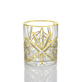 Whiskey-Set mit Goldrand