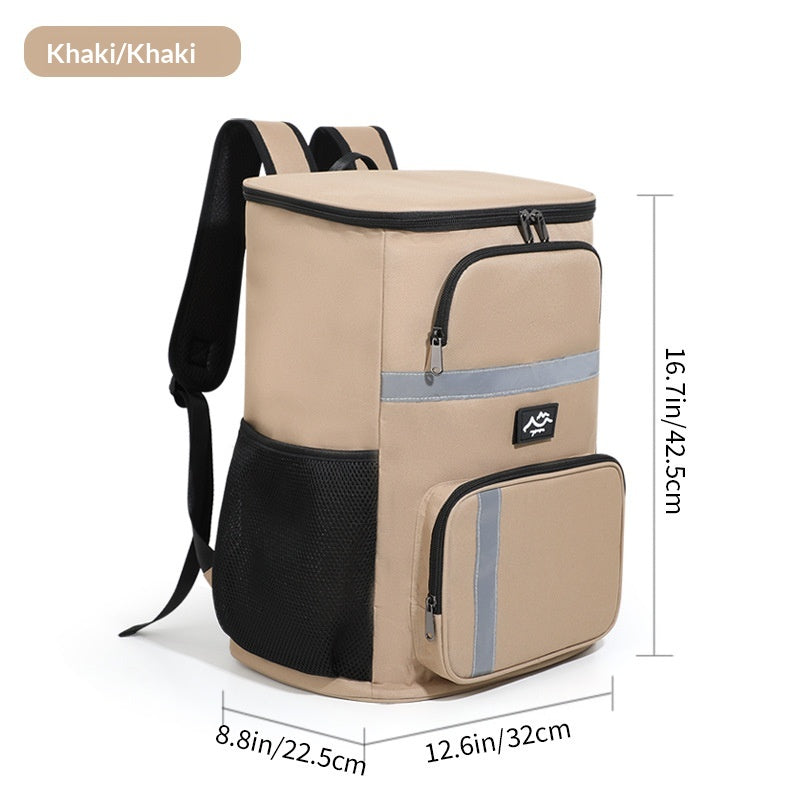 Rucksack aus Oxford-Stoff, schwarz – Bild 4 | LuxeStyle