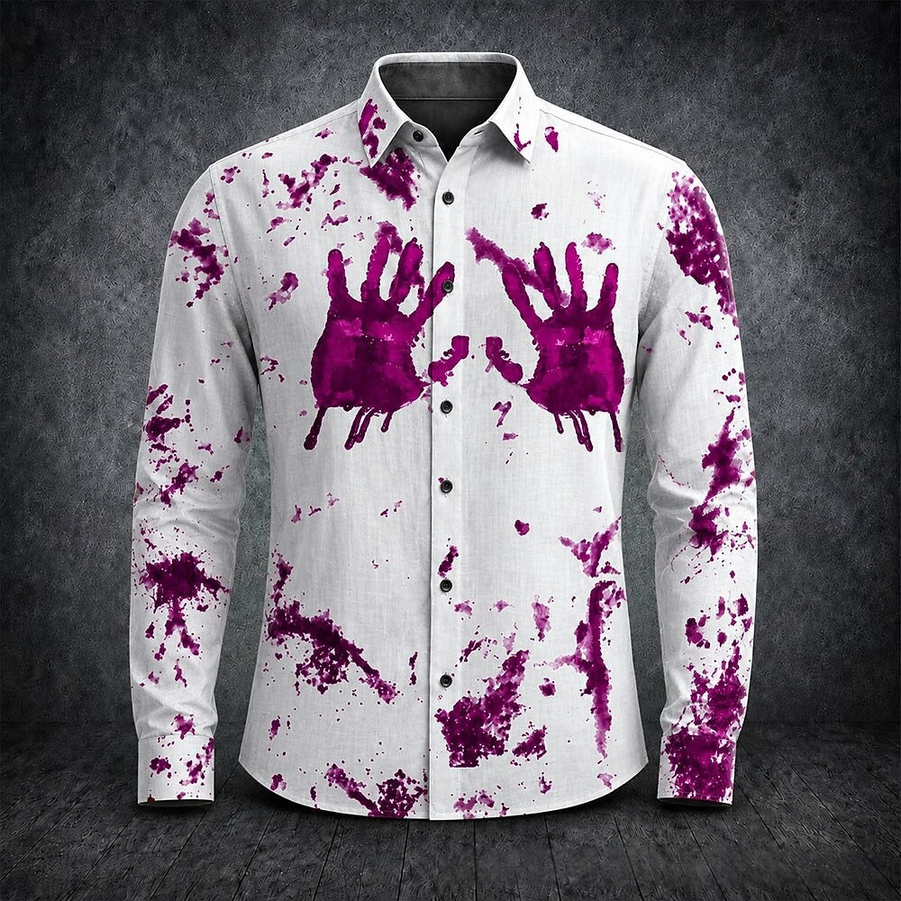 Halloween 3D Digitaldruck Langarmshirt – Bild 8 | LuxeStyle