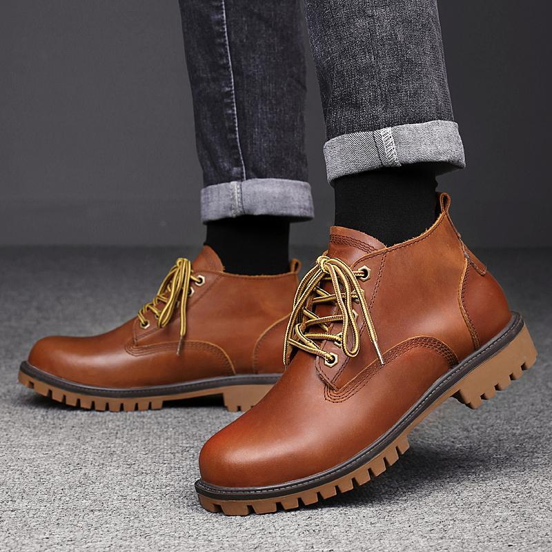 Herren Martin Boots mit Absatzerhöhung