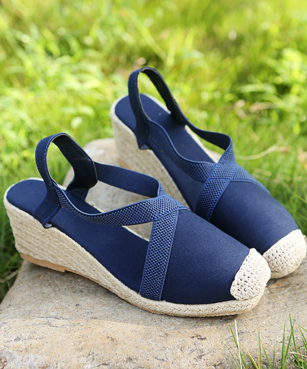 Keilsandalen mit Stroh-Details – Bild 3 | LuxeStyle