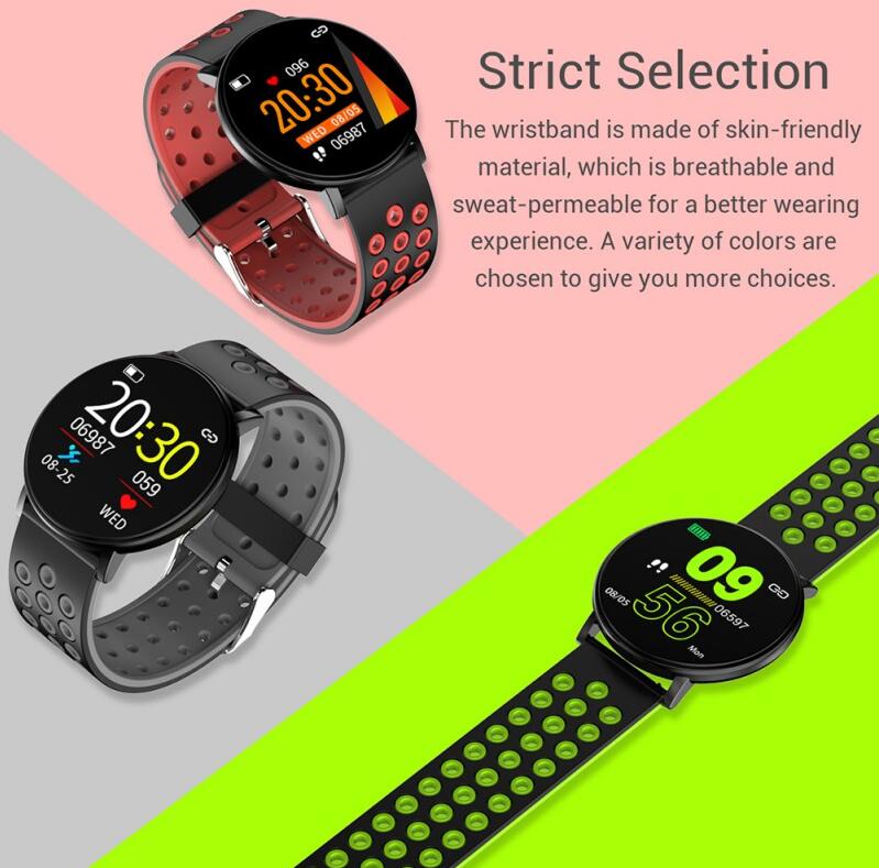 Smart-Armband W8 mit 1.3 Zoll Farbdisplay