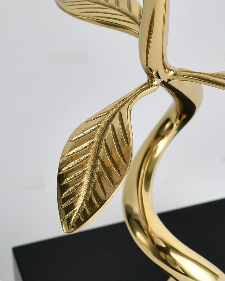 Kupferfarbene Globus-Dekoration | LuxeStyle