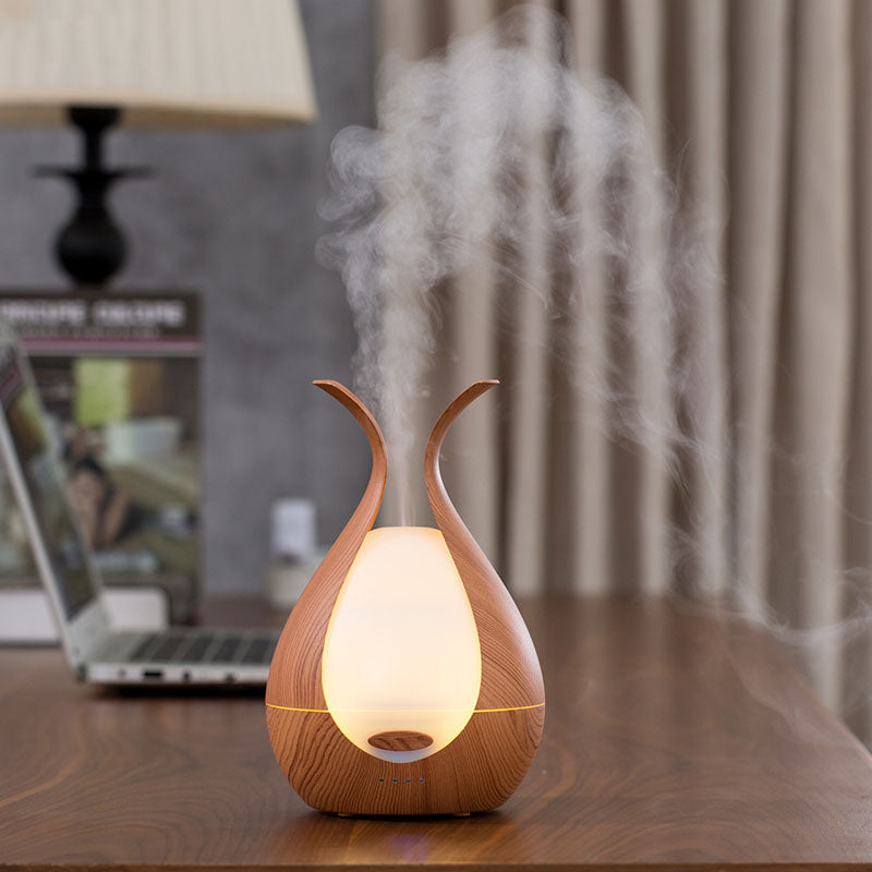 Luftbefeuchter mit Holzmaserung für ätherische Öle – Bild 4 | LuxeStyle