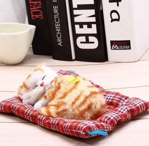 Miauende Katzen-Schlafpuppe