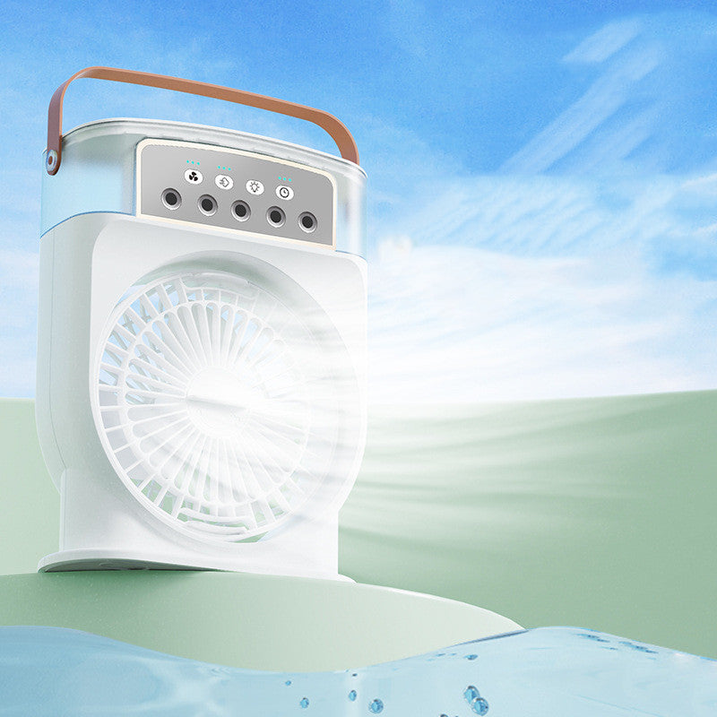 USB Klimaanlagen-Ventilator mit Sprühnebel & LED