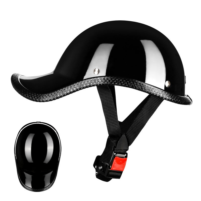 Retro-Halbschalenhelm für E-Motorräder
