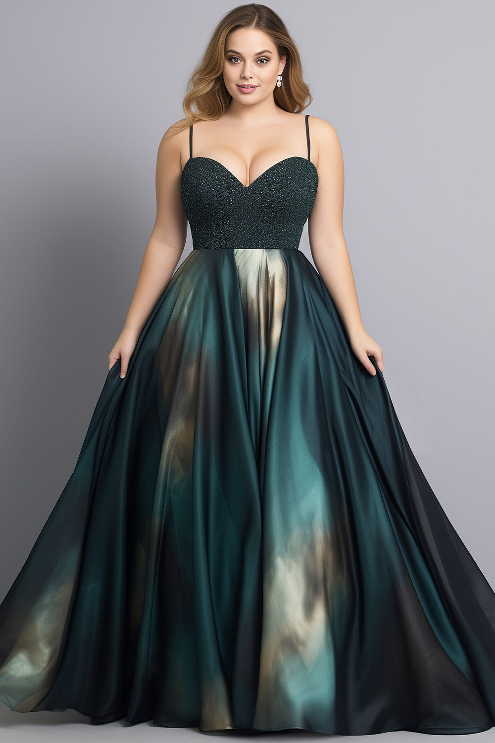 Elegantes Ombre Satin-Slip-Kleid – Bild 8 | LuxeStyle