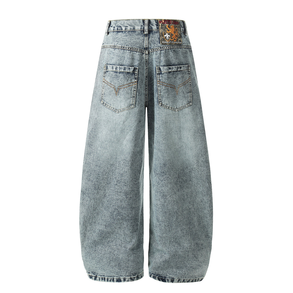 Gebürstete Weitenfreie Casualhose