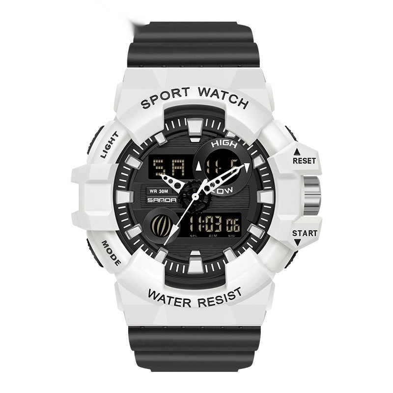 Sportuhr mit Doppeldisplay