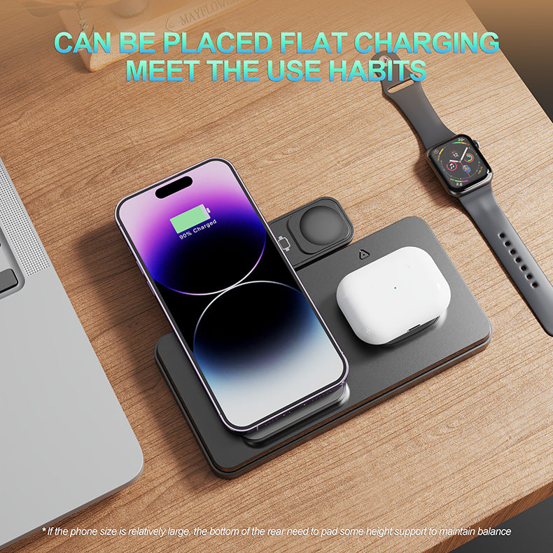 Faltbare 3-in-1 Wireless Ladestation
