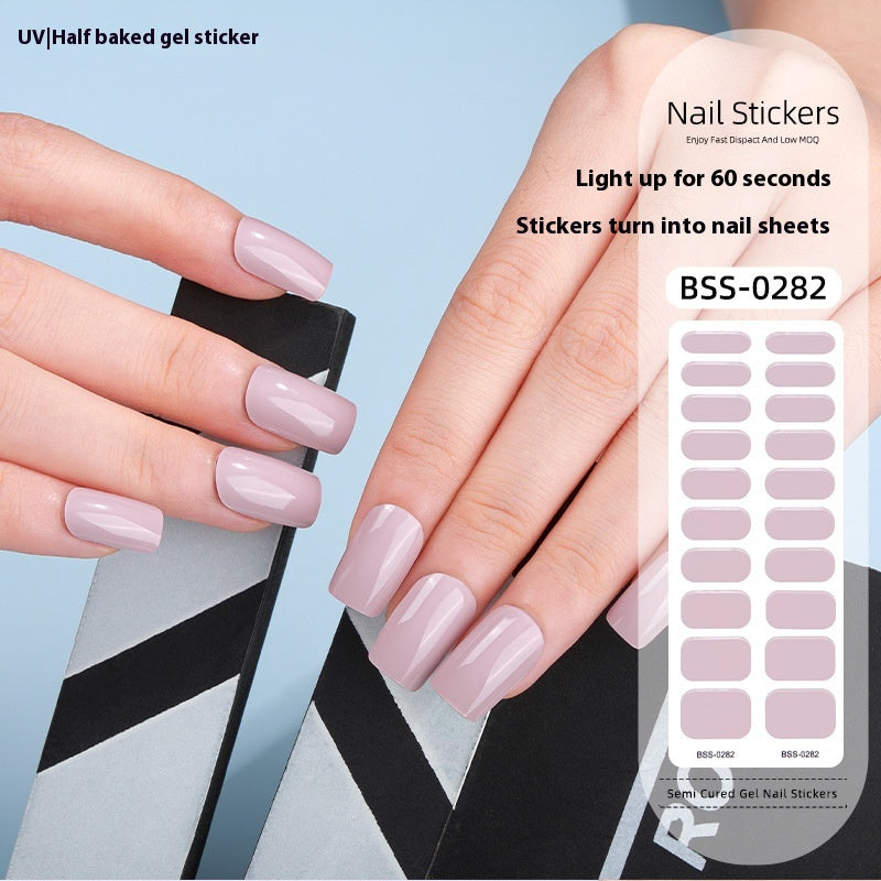 Pure Color UV Gel-Nagelsticker