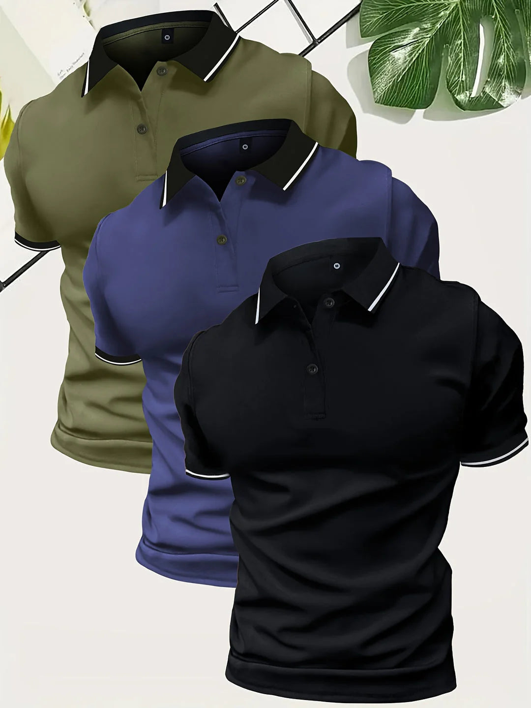 Polo-Shirt Kurzarm Golf Casual Top – Bild 4 | LuxeStyle