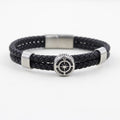 Herrenarmband aus Edelstahl, doppelt geflochten – Bild 1 | LuxeStyle