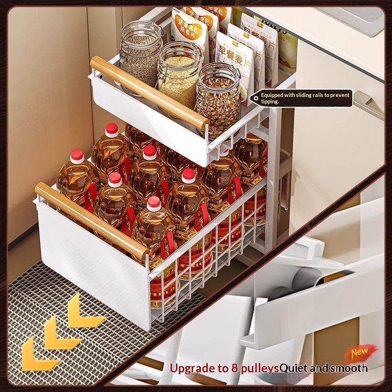 Küchen-Geschirrschrank mit Auszugregal – Bild 11 | LuxeStyle