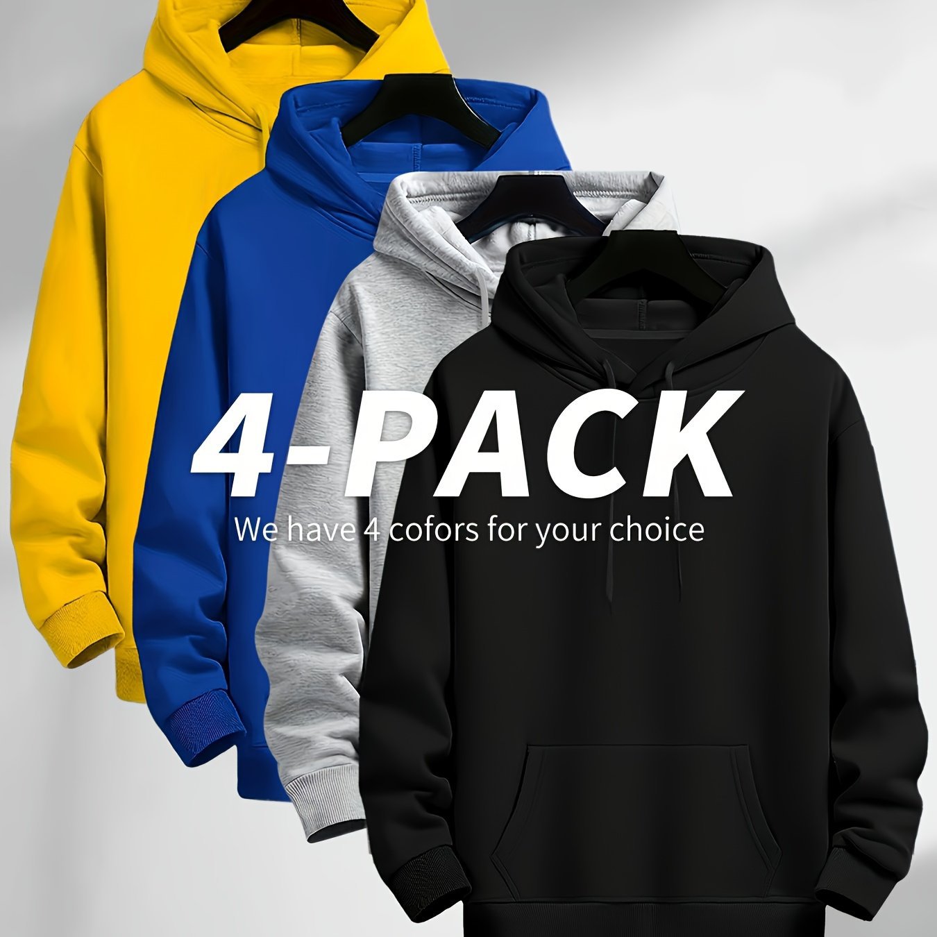 Herren Heavyweight Hoodie mit Kängurutasche