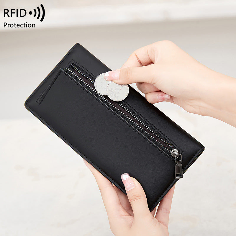Einfaches Portemonnaie mit RFID-Schutz