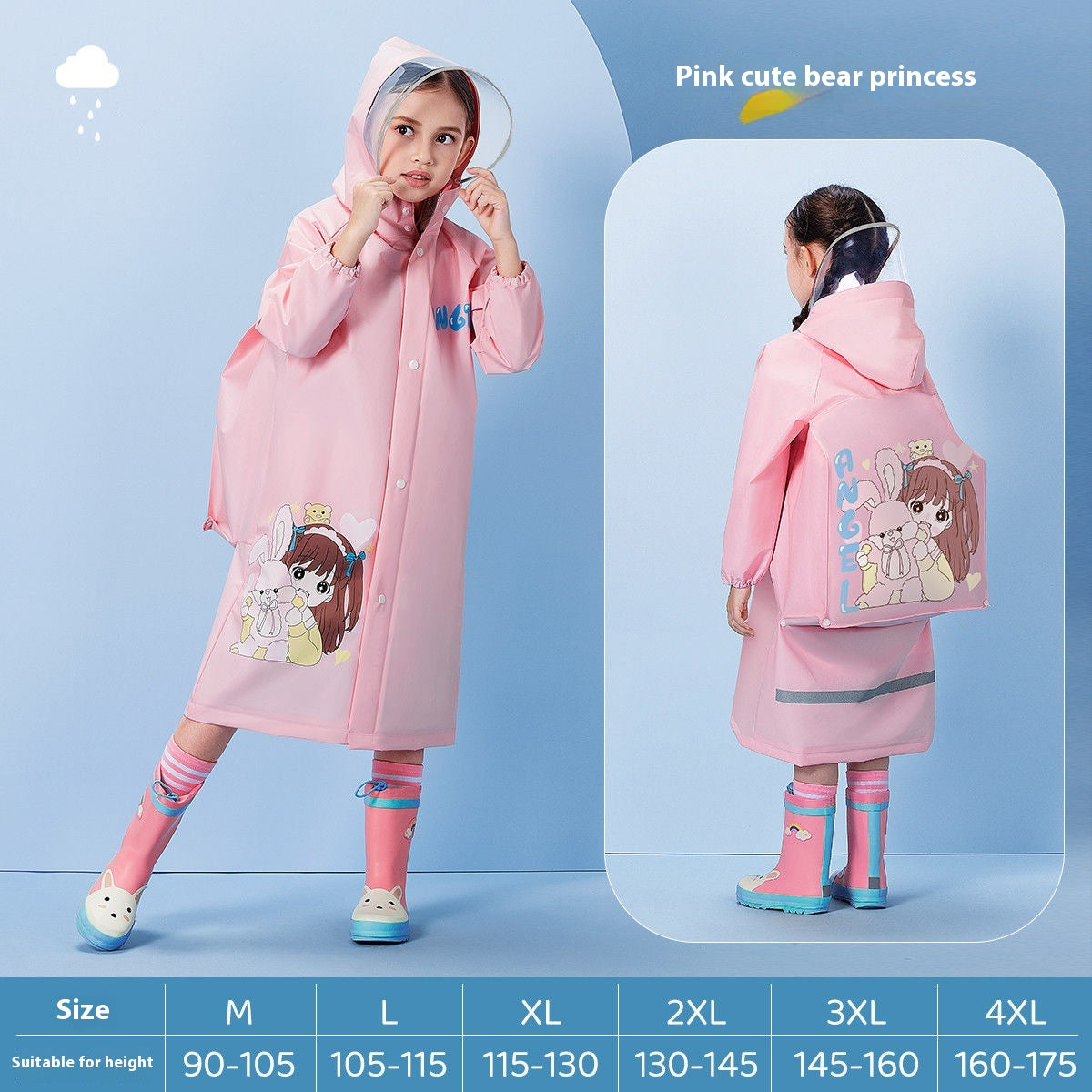 Cartoon Poncho für Kinder – Bild 2 | LuxeStyle