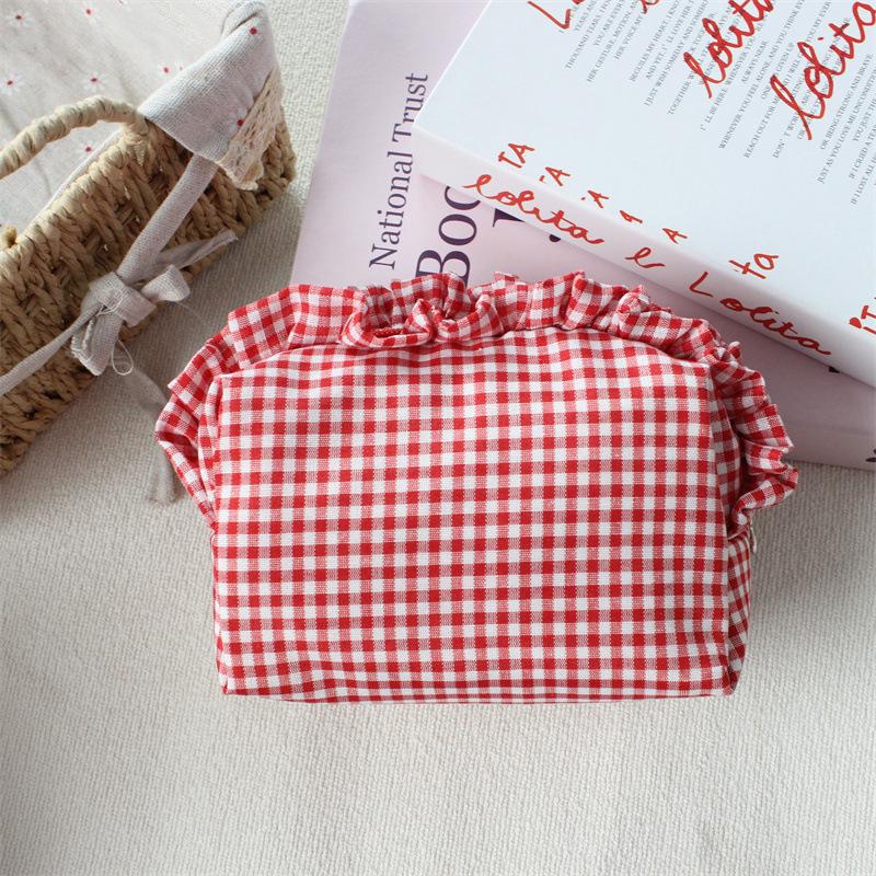 Plissiertes Karo-Etui mit grosser Kapazität – Bild 3 | LuxeStyle