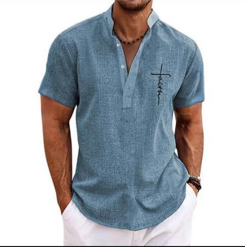 Freizeitanzug mit 3D-Print Polo-Shirt – Bild 3 | LuxeStyle