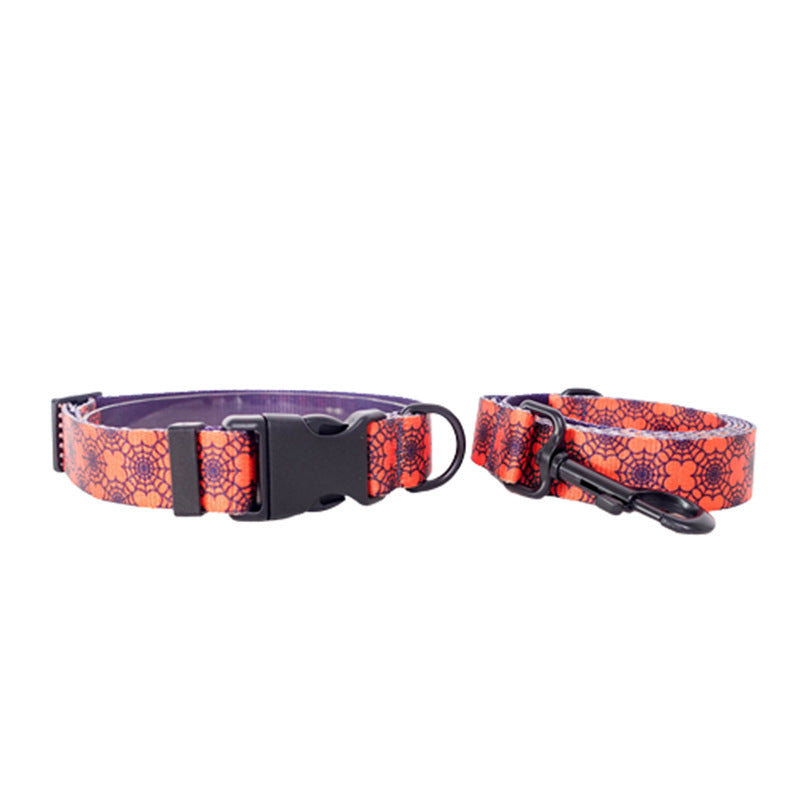 Halsband und Leine für Hunde mit Blumenmuster – Bild 3 | LuxeStyle