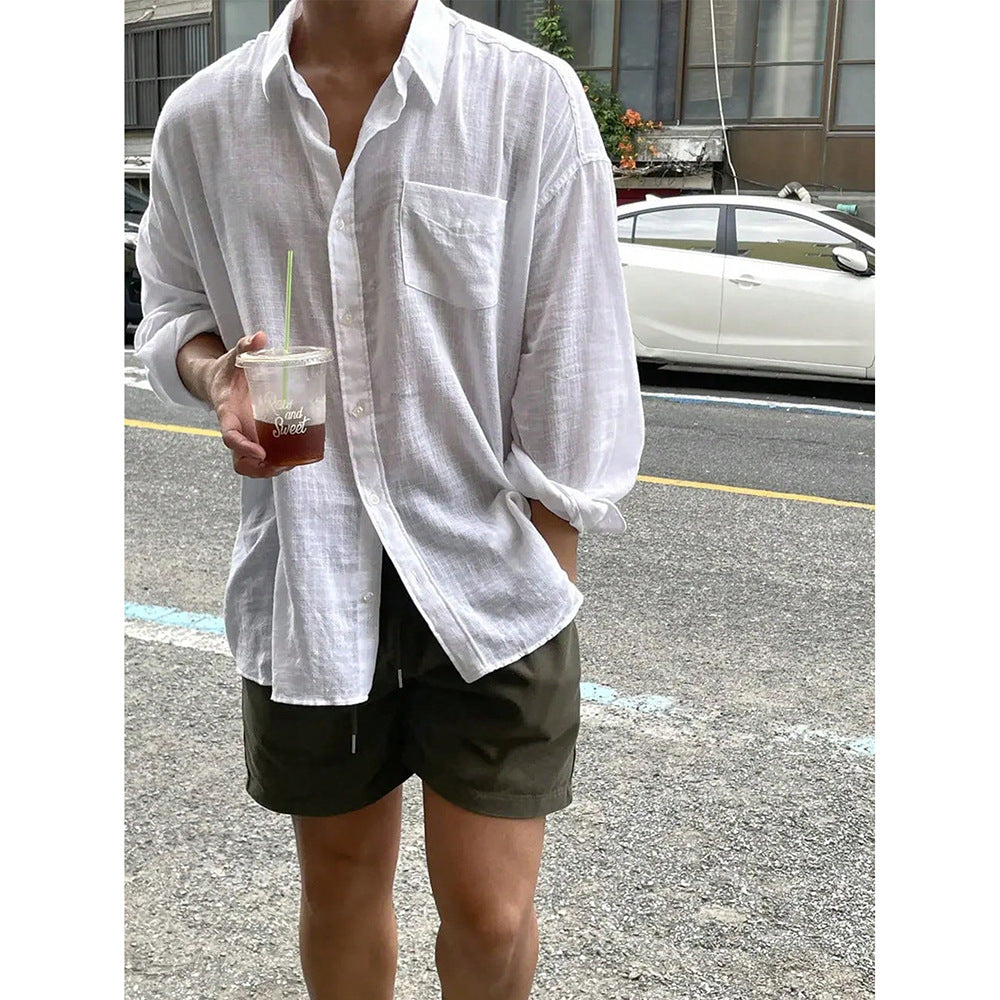Koreanisches atmungsaktives Langarmshirt – Bild 7 | LuxeStyle