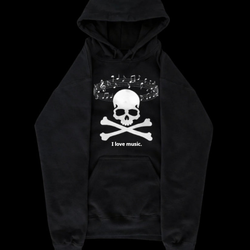 Lässiger Hoodie mit überschnittenen Schultern