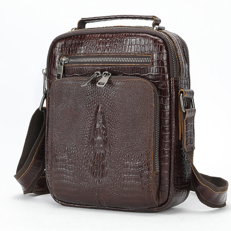 Umhängetasche Vintage Crazy Horse Leder