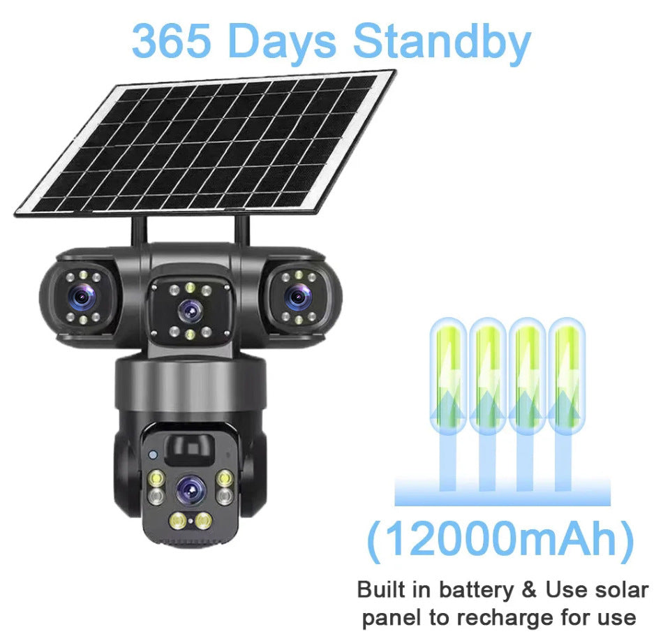 Solar-Überwachungskamera V360Pro Outdoor Nachtsicht