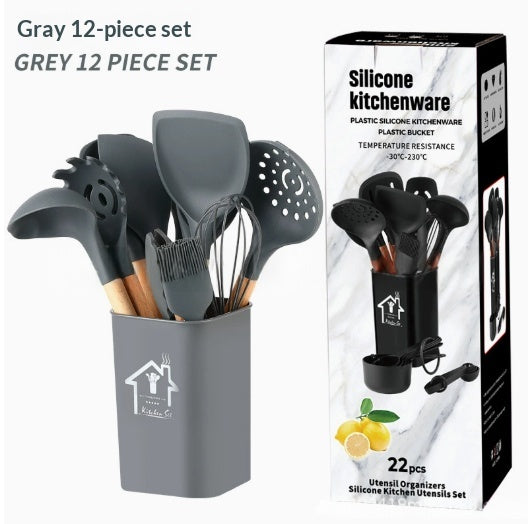 22-teiliges Küchenhelfer-Set aus Silikon – Bild 10 | LuxeStyle