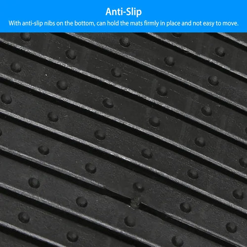4er-Set PVC-Fussmatten für Auto, SUV & Truck – schneidbar, rutschfest